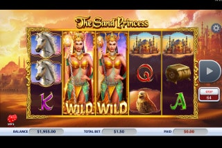 2x2 Gaming The Sand Princess Slot Wild Reels