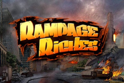 King of Kaiju Rampage Riches Mobile Slot Logo