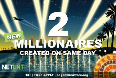 NetEnt Jackpot Slots Create 2 Millionaires On Same Day