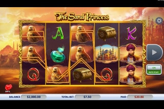 The Sand Princess Mobile Slot Machine