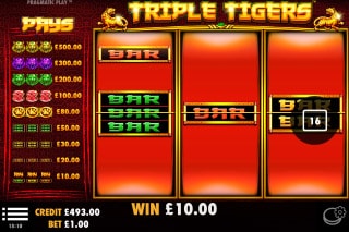 Triple Tigers Mobile Slot Win