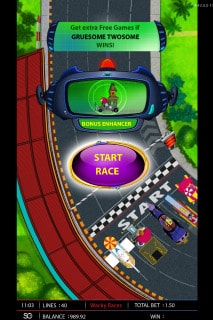 Wacky Races Slot Race