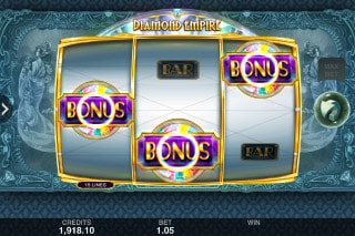 Diamond Empire Mobile Slot Bonus Symbols