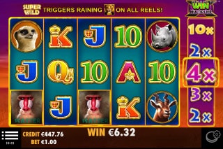 Hot Safari Mobile Slot Game Bonus