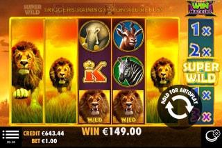 Hot Safari Mobile Slot Super Wild Reels