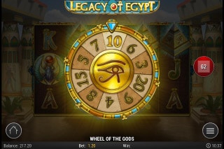 Legacy Of Egypt Mobile Slot Wheel of Gods