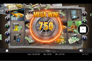 NetEnt The Real Steal Slot Mega Win