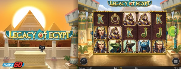 Play'n GO Legacy Of Egypt Mobile Slot Machine