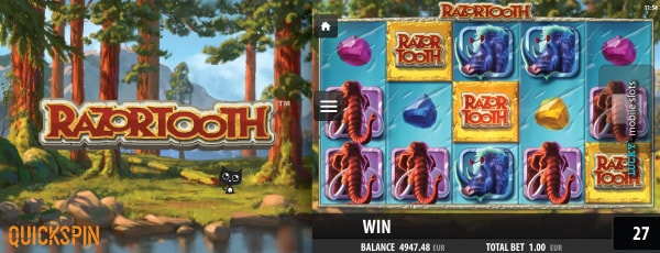 Quickspin Razortooth Slot Machine