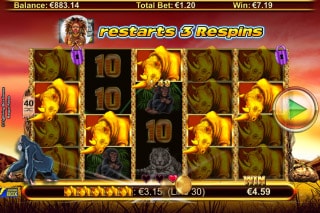 Respin Rhino Slot Respin Win