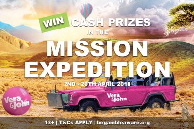 Win Cash Prizes In The Latest Vera&John Mission Expedition