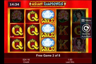 Asian Diamonds Mobile Slot Free Spins