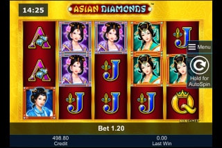 Asian Diamonds Mobile Slot Machine
