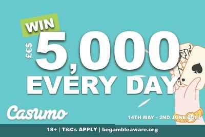 Win 5,000 In Cash Every Day Until 2nd June