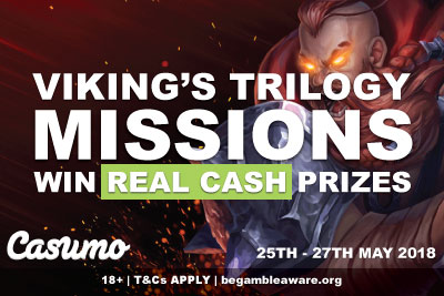 Win Real Cash Prizes In The Casumo Vikings Slots Promo