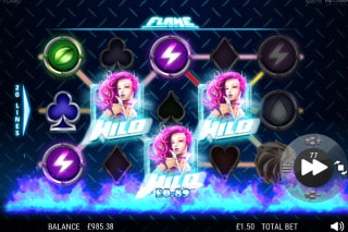 Flame Mobile Slot Wilds