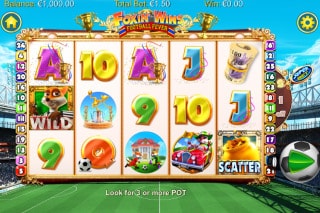 Foxin Wins Football Fever Mobile Slot Machine