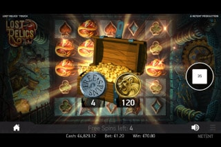 Lost Relics Slot Bonus Win