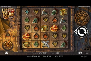 Lost Relics Mobile Slot Machine