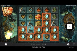 NetEnt Lost Relics Slot Free Spins