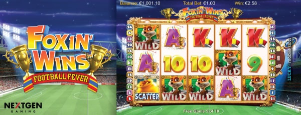 NextGen Foxin Wins Football Fever Slot Machine