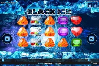 Realistic Black Ice Slot Wilds