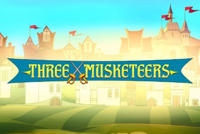 Three Musketeers Mobile Slot Logo
