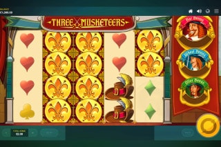 Three Musketeers Mobile Slot Machine