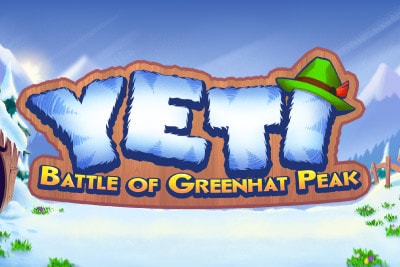 Yeti Battle of Greenhat Peak Mobile Slot Logo