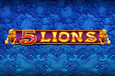 5 Lions Mobile Slot Logo