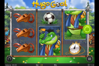 Hugo Goal Mobile Slot Machine