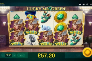 Lucky Mr Green Slot Wilds Win
