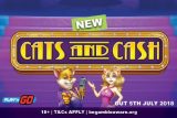 New Play n GO Cats and Cash Mobile Slot Game