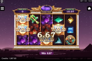 Microgaming Wild Scarabs Mobile Slot Wilds Win