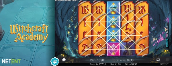 Witchcraft Academy Touch Slot With Wild Reels