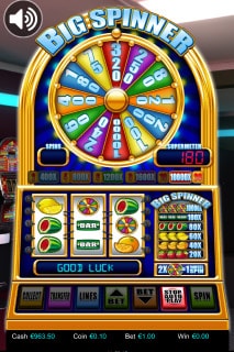 Big Spinner Mobile Slot Reels