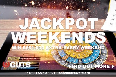 Guts Casino Jackpot Weekends Offer