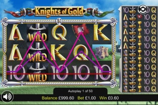 Knights Of Gold Mobile Slot Win