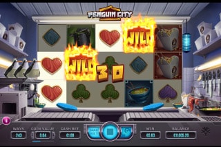 Penguin City Mobile Slot Bonus Game