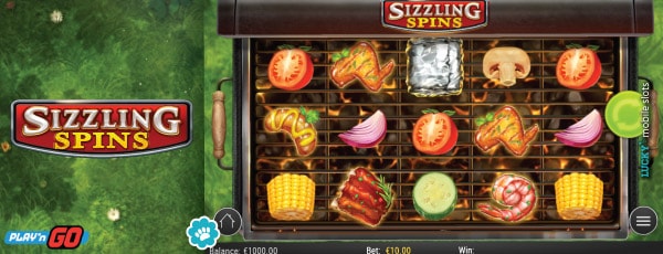 Sizzling Spins Slot With 5 Reels