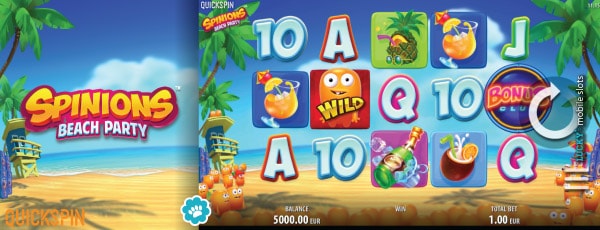 Spinions Beach Party Slot Game