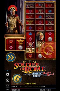 Soldier of Rome Mobile Slot Game