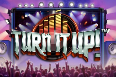 Turn It Up Mobile Slot Logo