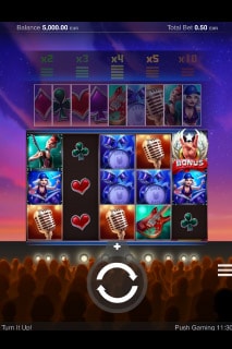 Turn It Up Mobile Slot Machine