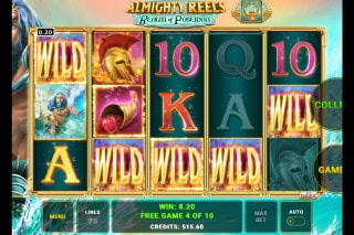 Almighty Reels Realm of Poseidon Mobile Slot Free Spins