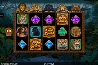 Exotic Cats Mobile Slot Free Spins