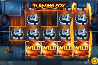 Flaming Fox Mobile Slot Feature