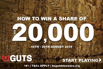 Win A Share of 20K In Guts Casino Promotion