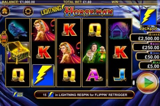 Lightning Horseman Mobile Slot Game