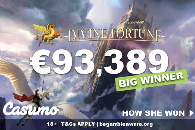 Casumo Slots Player Wins Big On Divine Fortune